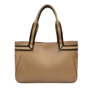 Gucci camel leather tote Shoulder bag Sherry Line Tan